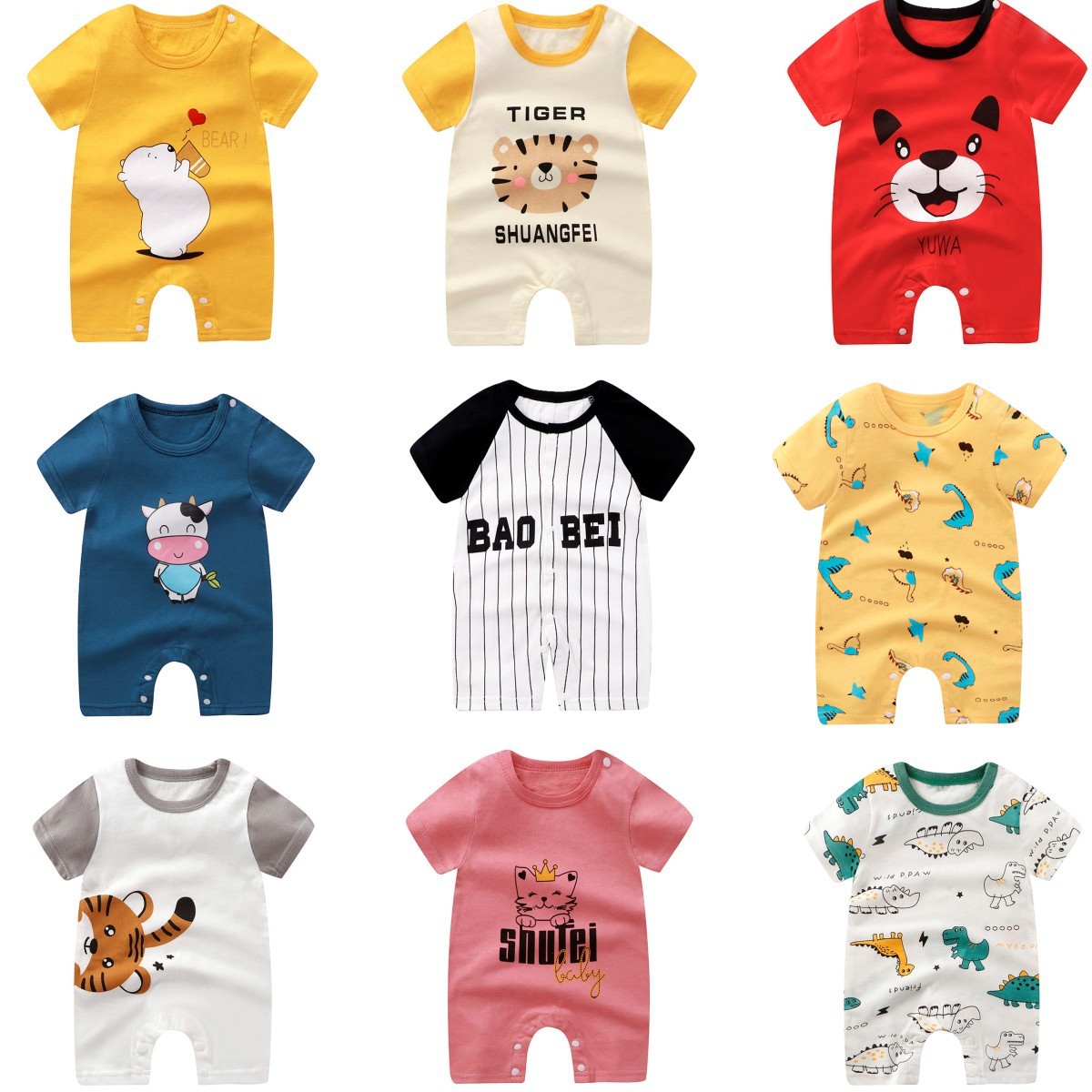 Baby Products On Sale - Letni rampers dla niemowląt, bawełniany kombinezon