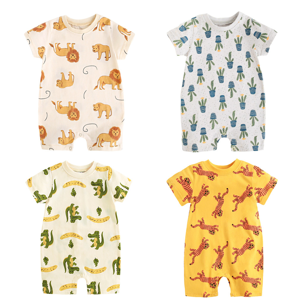 Baby Products On Sale - Letnie kombinezony z krótkim rękawem dla