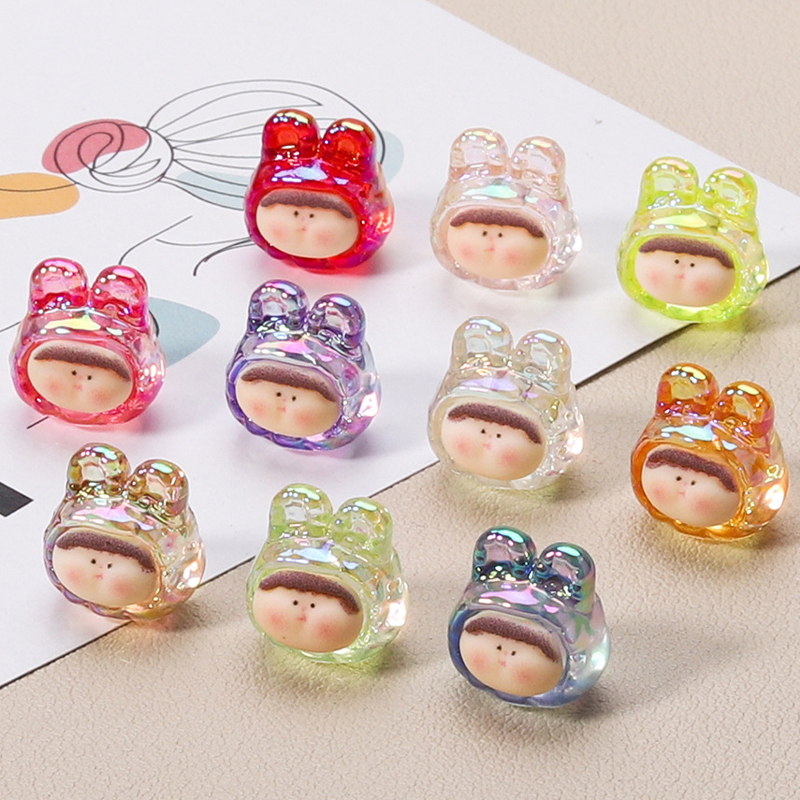 Baby Products Good For Adults - 9 szt. Elektroplaterowane Przezroczyste Dopaminowe Lilith