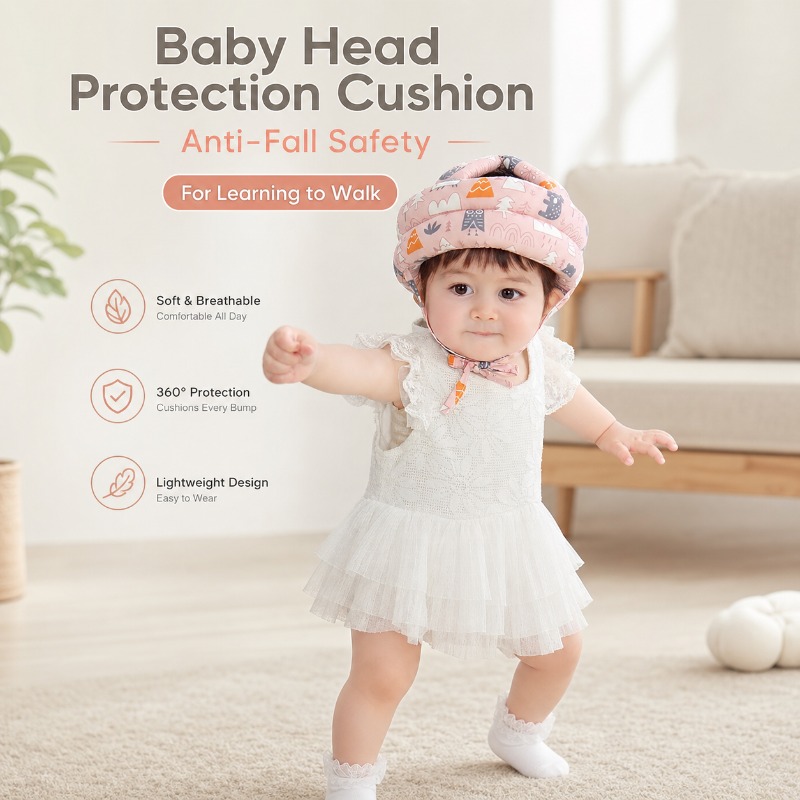 Infant Head Protector - Kask ochronny dla malucha, regulowany ochraniacz
