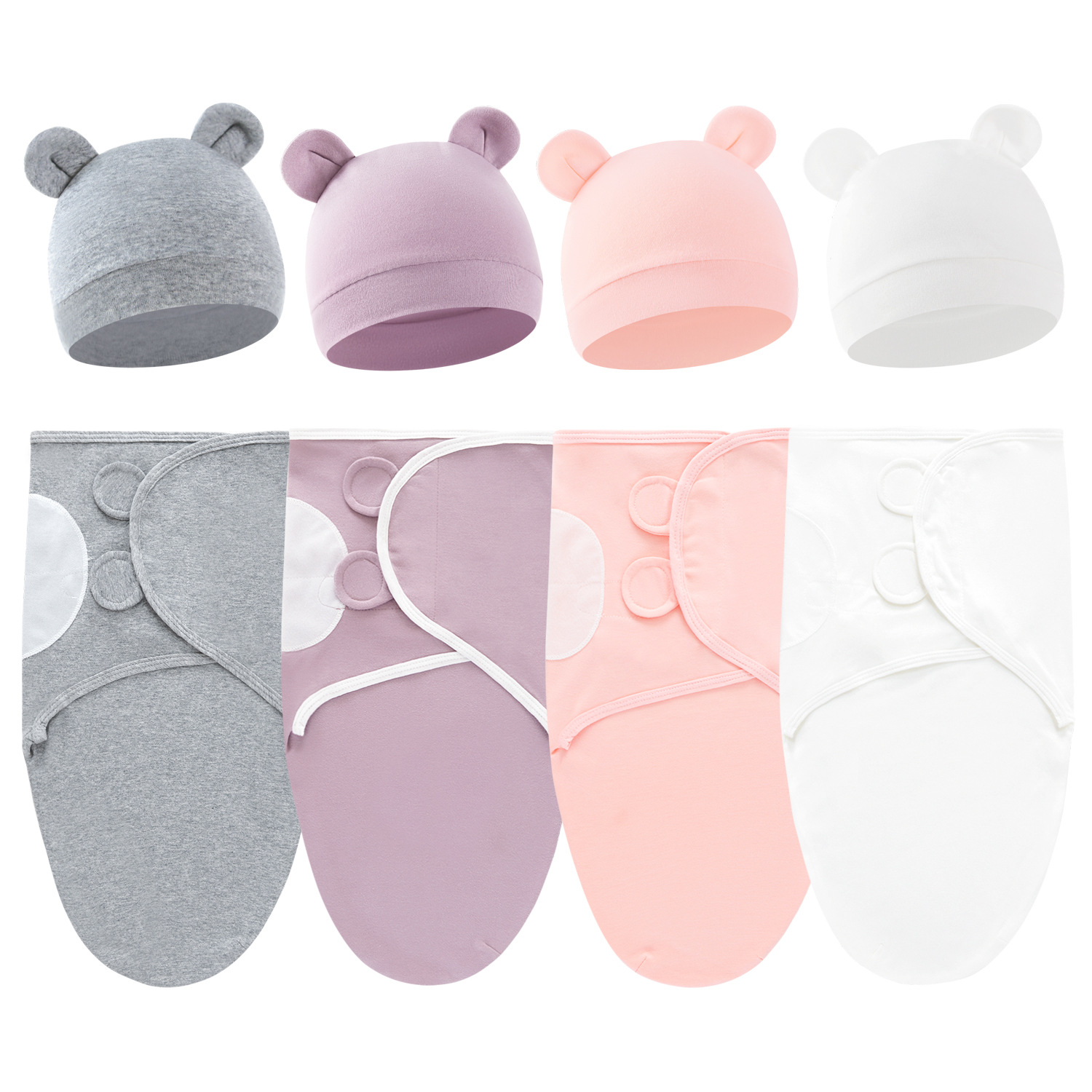 Baby Sleep Sack - Uroczy bawełniany otulacz dla noworodka z
