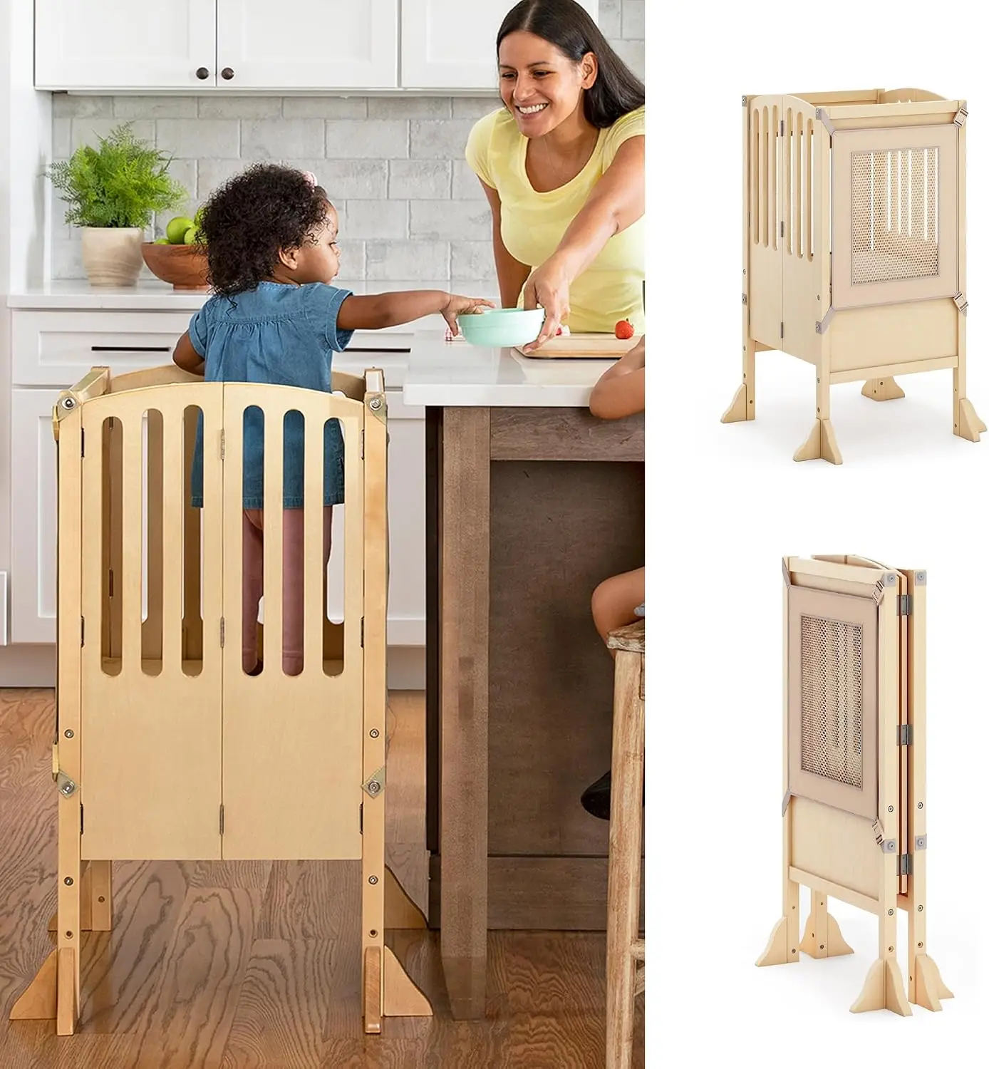 Toddler Learning Tower - Pomocnik w kuchni ® Stołek-treningowy dla