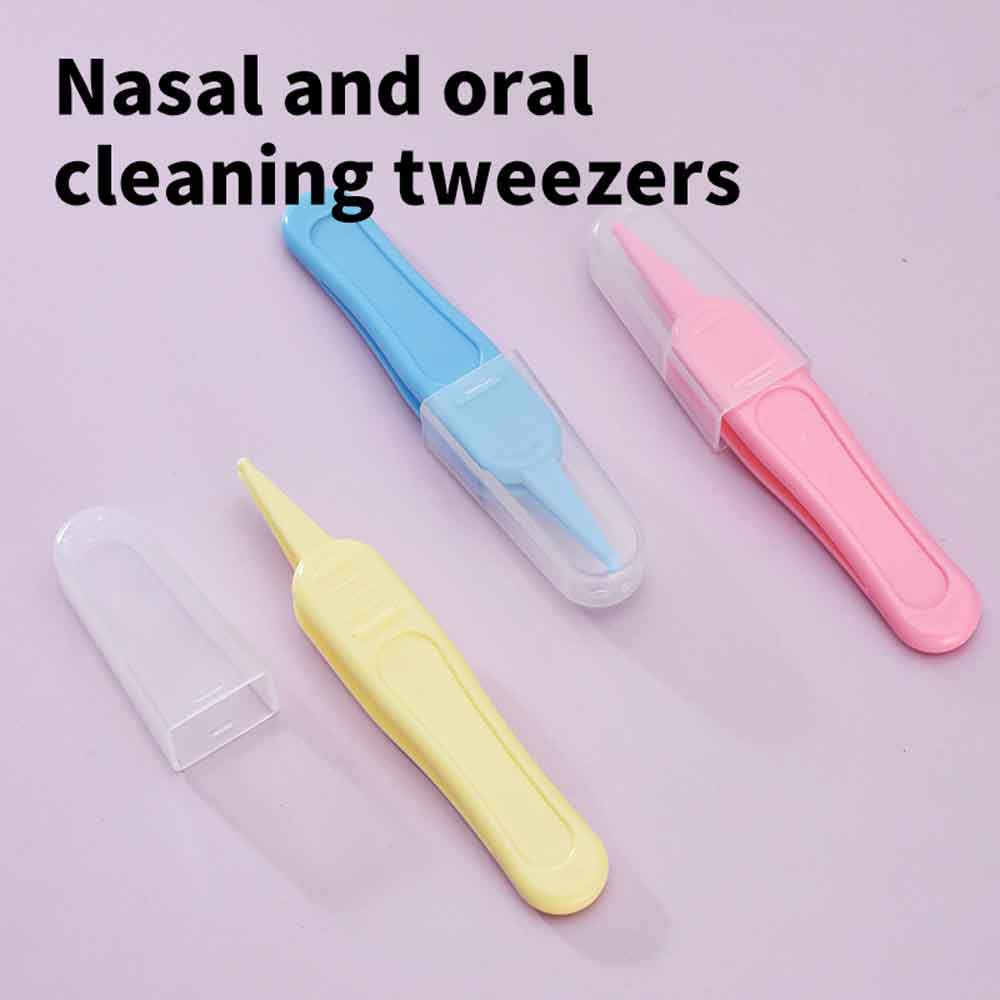 Baby Nose Cleaner - Pęsety do czyszczenia, bezpieczne pęsety, plastikowe