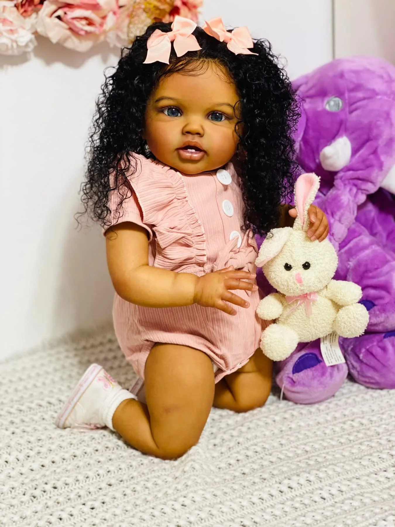 24-calowe Reborn Baby Toddler  – Baby Products For Curly Hair recenzja i cena