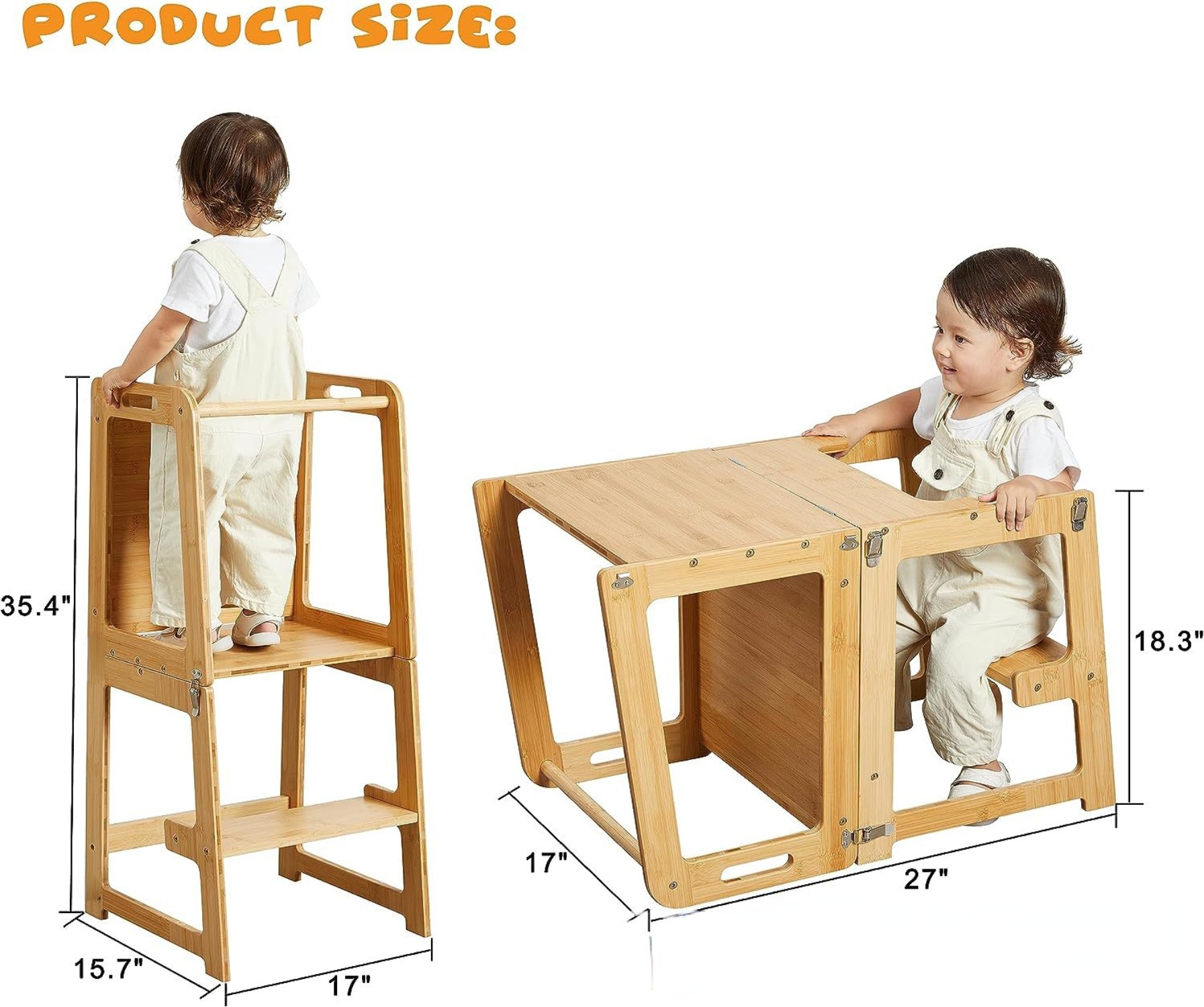 Składana kuchenna wieża dla ma – Toddler Learning Tower recenzja i cena
