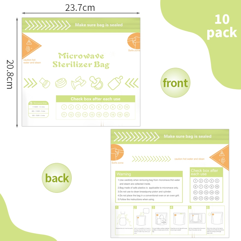10 sztuk wielokrotnego użytku  – Zwitsal Baby Products recenzja i cena
